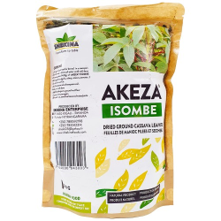 Akeza Isombe - Dried Ground Cassava Leaves 200 gr. Akeza Isombe - Dried Ground Cassava Leaves 200 gr.