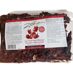 Hibiscus Flowers Sun-Dried Red