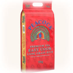 Peacock Easy Cook Rice (10 kg)