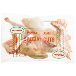 Strong Chicken Halal Pluvera - Special Cuts 1 kg. Strong Chicken Halal Pluvera - Special Cuts 1 kg.