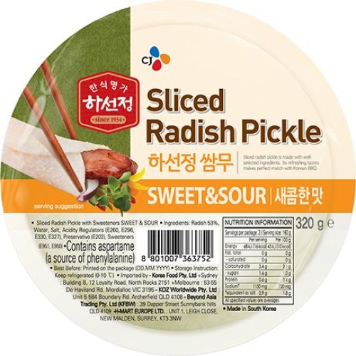 Radish Pickled for Wraps Sweet & Sour Radish Pickled for Wraps Sweet & Sour