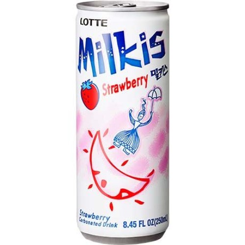 Milkis Soft Drink Strawberry Can