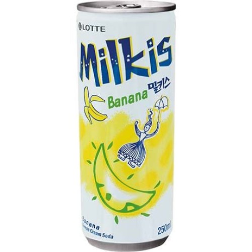 Milkis Soft Drink Banana Can