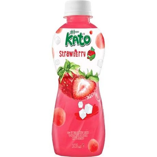 Strawberry Juice with Nata De Coco