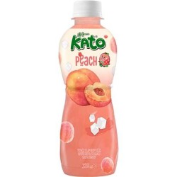 Peach Juice with Nata de Coco