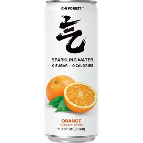 Sparkling Water Orange Can