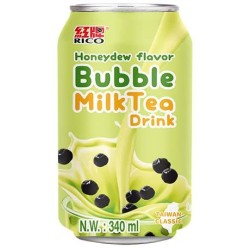 Bubble Milk Tea Drink Honeydew Melon
