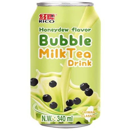 Bubble Milk Tea Drink Honeydew Melon