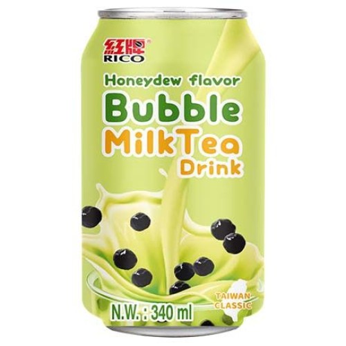 Bubble Milk Tea Drink Honeydew Melon Bubble Milk Tea Drink Honeydew Melon