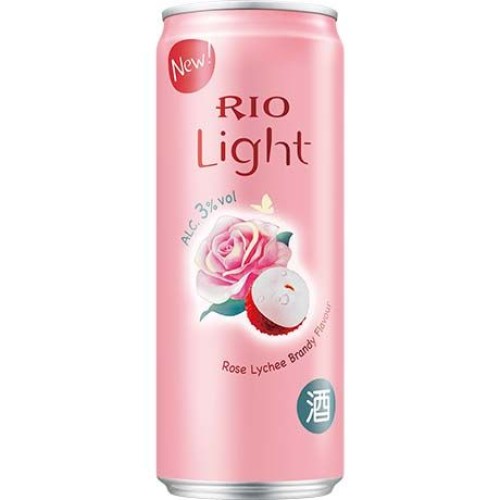 Cocktail Rose, Lychee & Brandy 3% Alc.