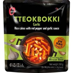 Topokki with Chili & Garlic Sauce