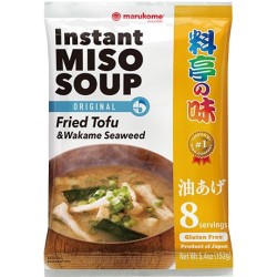Miso Soup Fried Tofu & Wakame