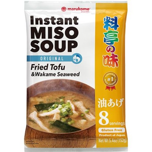 Miso Soup Fried Tofu & Wakame