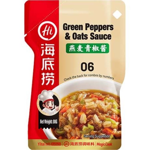 Green Peppers Oats Sauce