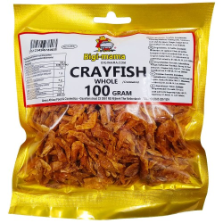 Crayfish Whole Small African Style - Bigi Mama 100 gr. Crayfish Whole Small African Style - Bigi Mama 100 gr.