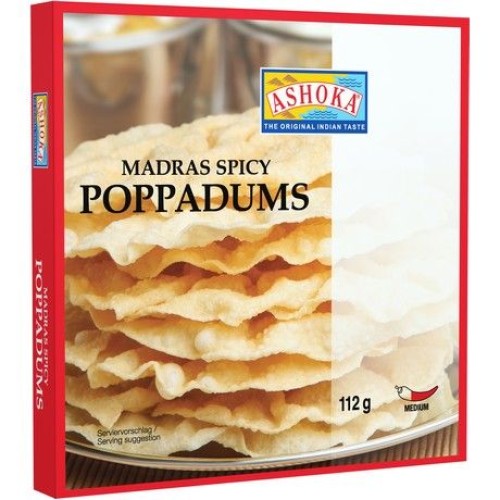 Poppadoms Madras Spicy Poppadoms Madras Spicy