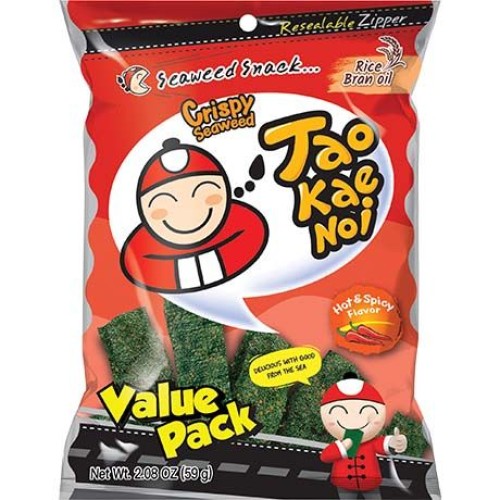 Seaweed Snack Crispy Hot & Spicy Seaweed Snack Crispy Hot & Spicy