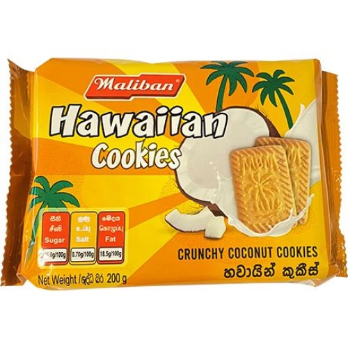 Hawaiian Cookies Crunchy Coconut
