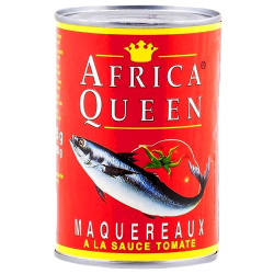 Africa Queen Mackerel Tomato Sauce 425 gr. Africa Queen Mackerel Tomato Sauce 425 gr.
