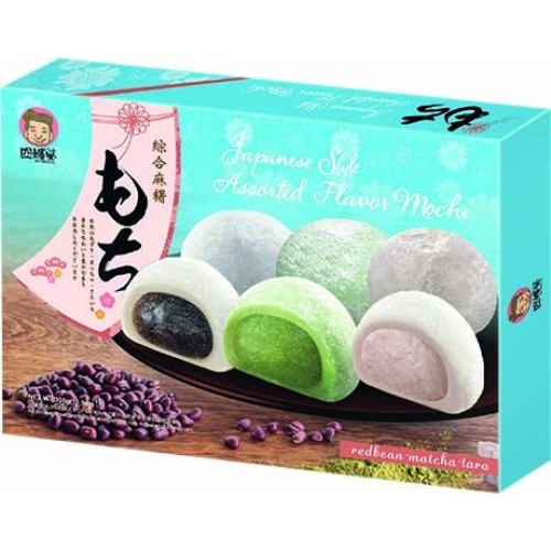 Mochi Mixed Red Bean, Matcha & Taro Mochi Mixed Red Bean, Matcha & Taro
