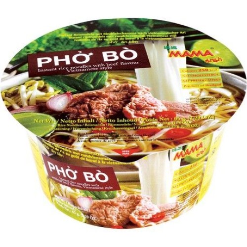 Instant Rice Noodles Beef Pho Bo Bowl