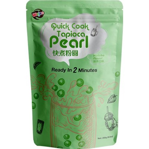 Tapioca Pearls Matcha Quick Cooking