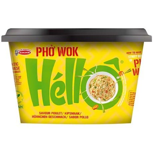 Instant Noodles Chicken Pho Wok Bowl
