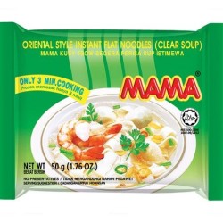 Instant Flat Noodles Clear Soup