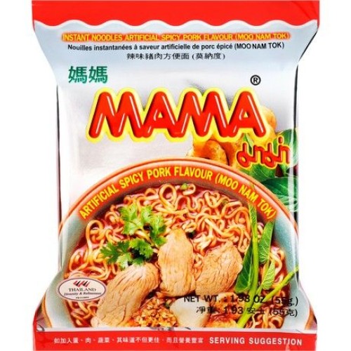 Instant Noodles Spicy Pork Moo Nam Tok