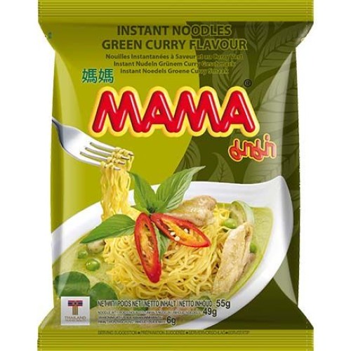 Instant Noodles Green Curry
