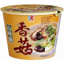 Instant Noodles Mushroom Bowl
