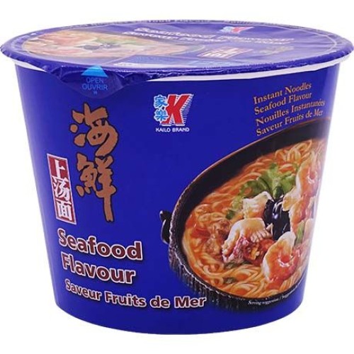 Instant Noodles Seafood Bowl