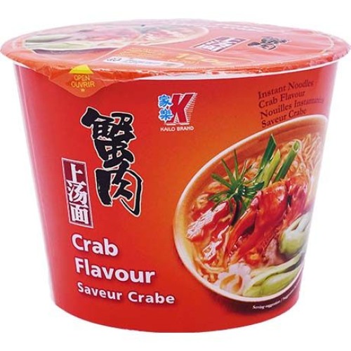Instant Noodles Crab Bowl