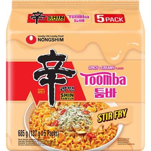 Instant Noodles Shin Ramyun Toomba 5x Instant Noodles Shin Ramyun Toomba 5x