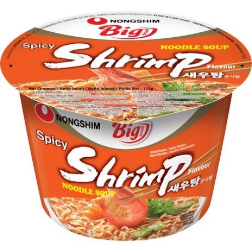 Instant Noodles Shrimp Spicy Big Bowl Instant Noodles Shrimp Spicy Big Bowl