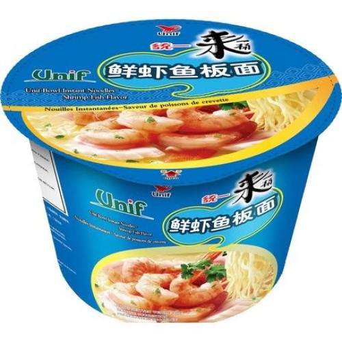 Instant Noodles Shrimp Bowl