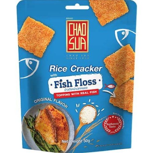 Rice Crackers with Fish Floss