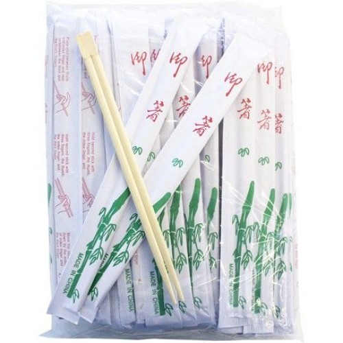 Chopsticks Bamboo White Wrap 23 cm Chopsticks Bamboo White Wrap 23 cm