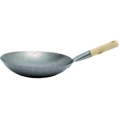 Wok Flat Bottom 13"