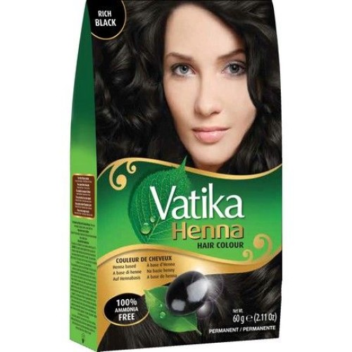 Henna Hair Color Rich Black