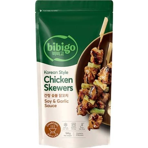 Chicken Skewers Soy & Garlic
