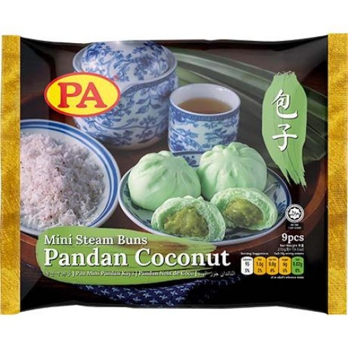 Pandan Coconut Buns Pandan Coconut Buns