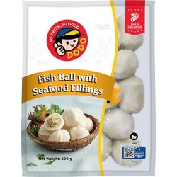 Fish Balls with Seafood Filling