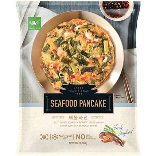 Pancake with Seafood Korean Style
