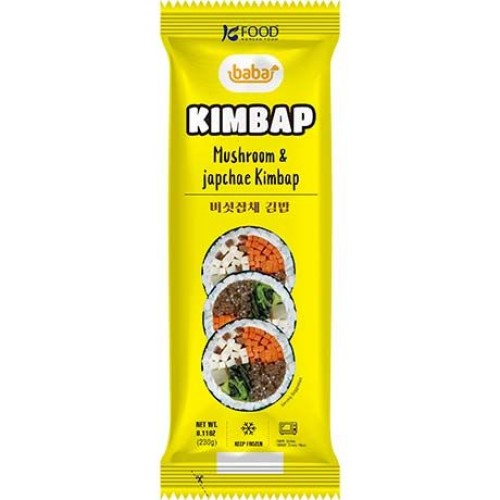 Japchae Kimbap with Mushroom