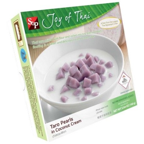 Taro Pearls Coconut Cream