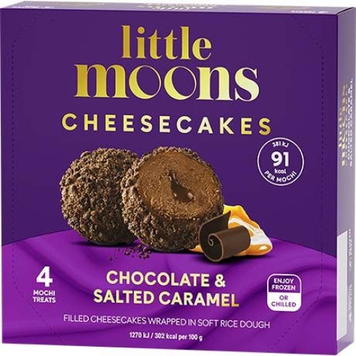 Mochi Ice Choc-Salted Caramel Cheesecake