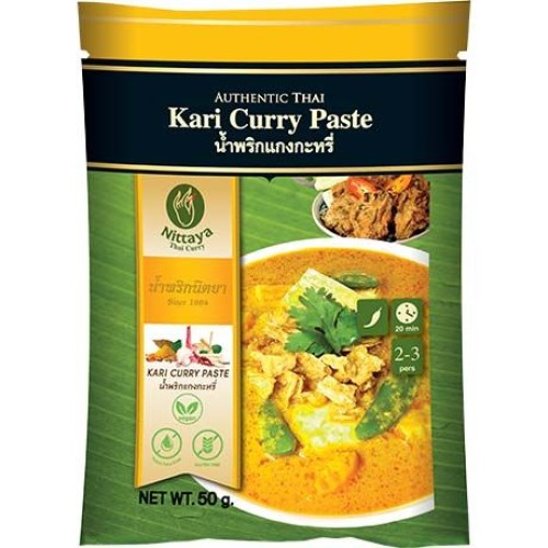 Curry Paste Yellow Kari Vegan